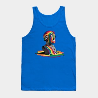 Sad Robot Tank Top